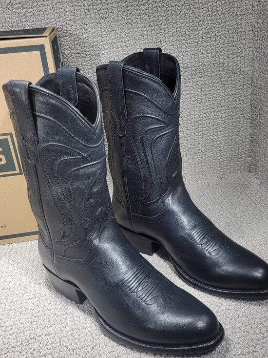 Tecovas The Cartwright Men\'s US Size 11D Midnight Cowhide Cowboy Boots main image 5